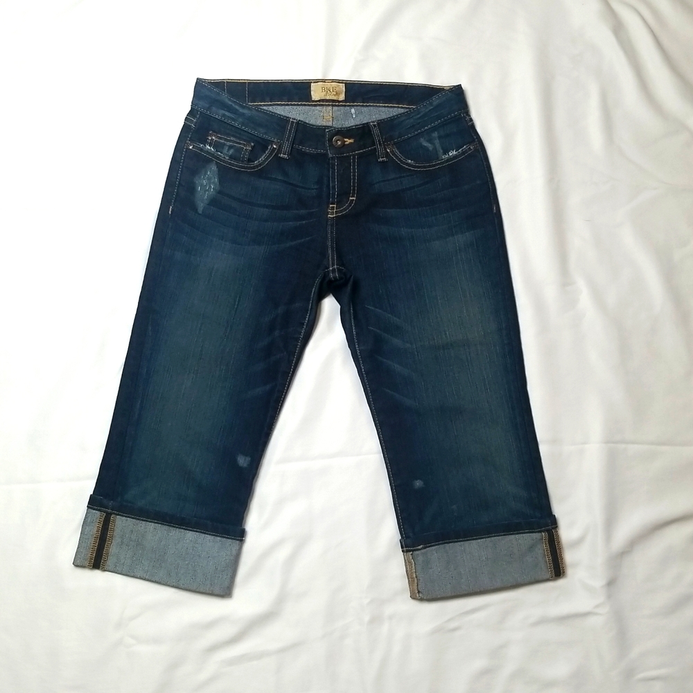 BKE Denim Cuff Capris